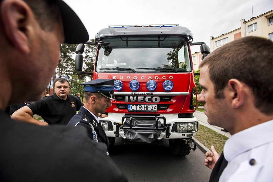 Spotkanie ze strażakami w Solcu Kujawskim, fot. Tymon Markowski