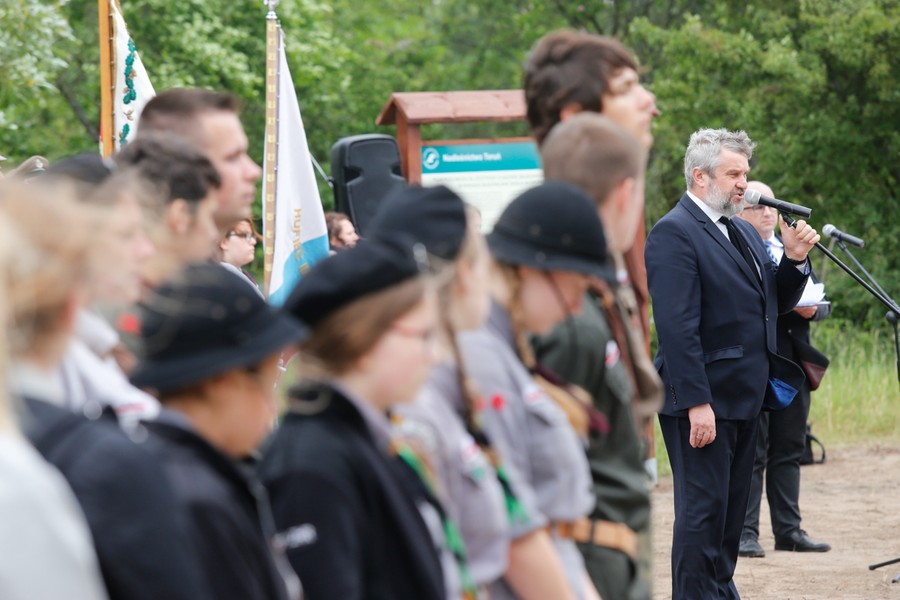 Uroczyste odsłonięcie obelisku w Chorabiu, fot. Mikołaj Kuras