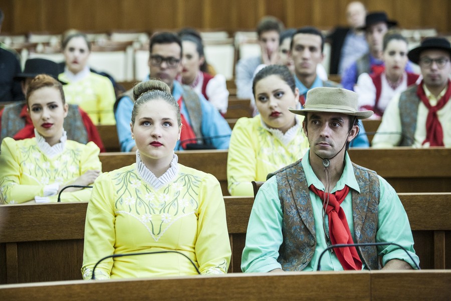 Polonijny Zespół Pieśni i Tańca Wisła w Toruniu, fot. Andrzej Goiński/ UMWKP