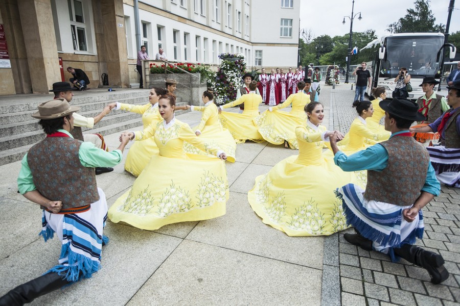 Polonijny Zespół Pieśni i Tańca Wisła w Toruniu, fot. Andrzej Goiński/ UMWKP