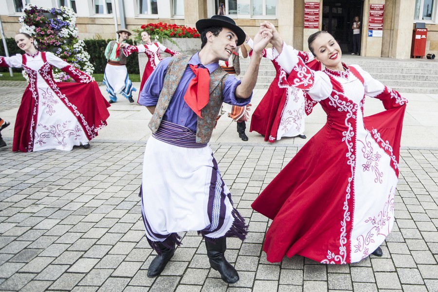 Polonijny Zespół Pieśni i Tańca Wisła w Toruniu, fot. Andrzej Goiński/ UMWKP