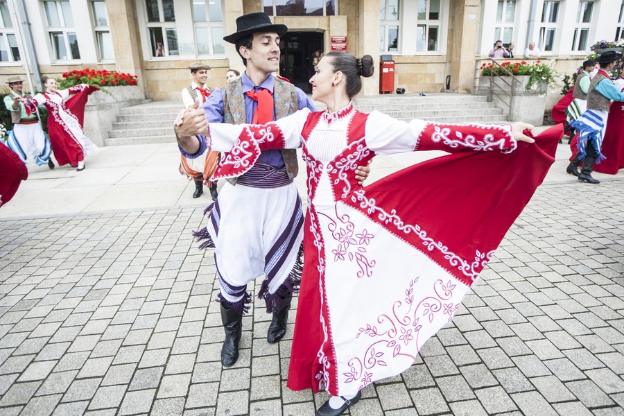 Polonijny Zespół Pieśni i Tańca Wisła w Toruniu, fot. Andrzej Goiński/ UMWKP