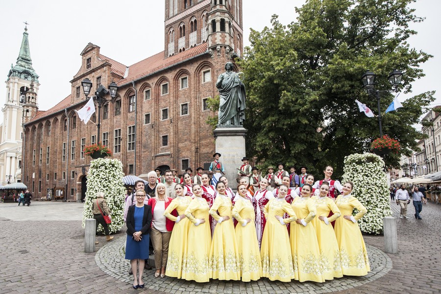 Polonijny Zespół Pieśni i Tańca Wisła w Toruniu, fot. Andrzej Goiński/ UMWKP