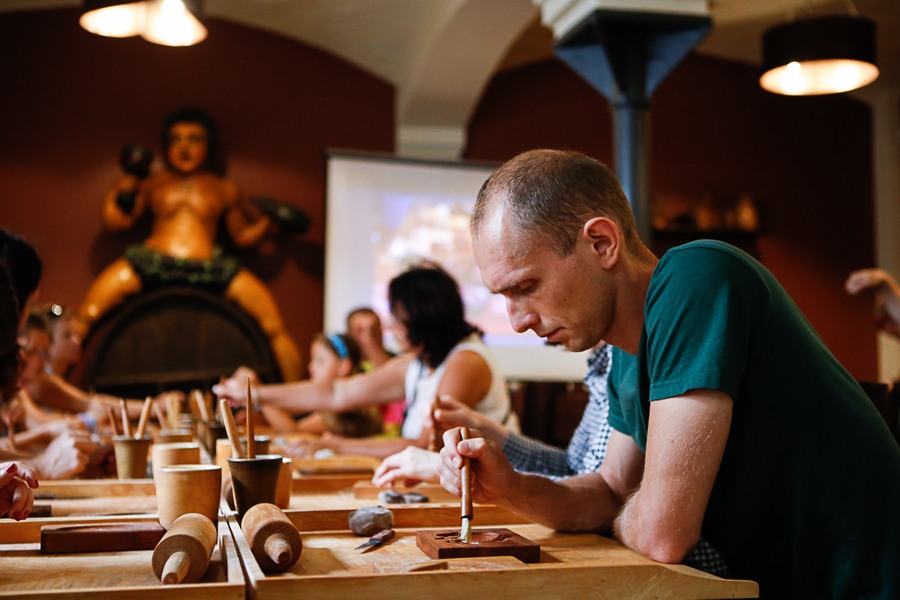 "W tym roku Święto Toruńskiego Piernika odbyło się na Błoniach Nadwiślańskich oraz w Muzeum Toruńskiego Piernika" - fot. Mikołaj Kuras