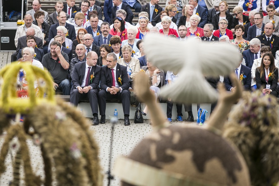 Dożynki wojewódzkie, Świecie 2017, fot. Andrzej Goiński