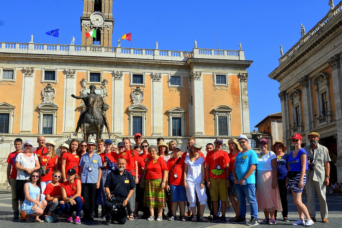 Uczestnicy pielgrzymki w Rzymie