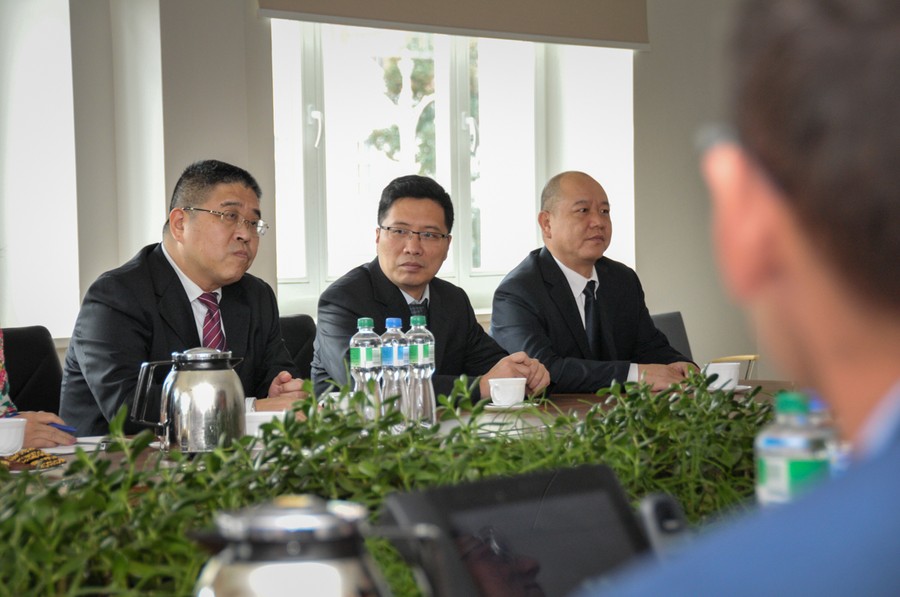 Spotkanie z gośćmi z Chin w Urzędzie Marszałkowskim, fot. Jacek Piotrowski