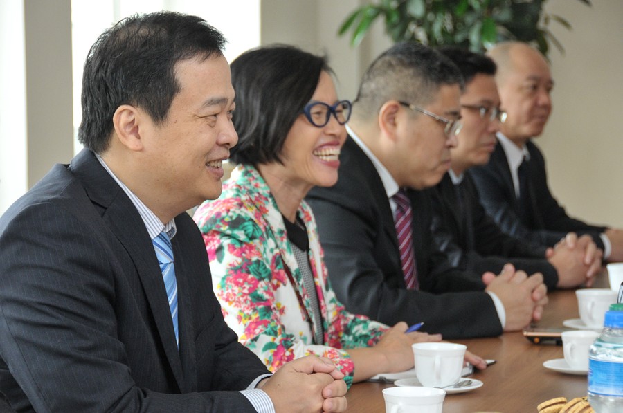 Spotkanie z gośćmi z Chin w Urzędzie Marszałkowskim, fot. Jacek Piotrowski