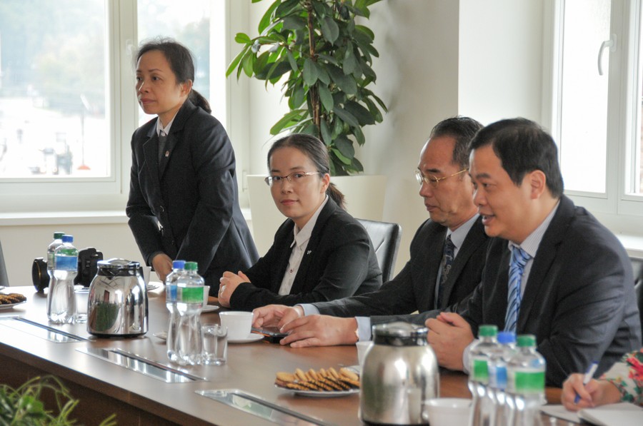 Spotkanie z gośćmi z Chin w Urzędzie Marszałkowskim, fot. Jacek Piotrowski