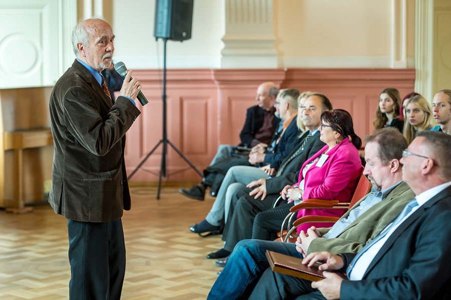 Inauguracja 26. Warsztatów Dziennikarskich dla Młodzieży w I Liceum Ogólnokształcącym w Bydgoszczy, fot. Tymon Markowski