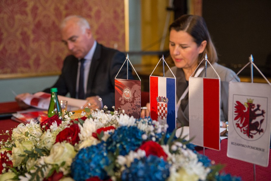 Polsko-Chorwackie Forum Regionów w Toruniu, fot. Szymon Zdziebło/tarantoga.pl dla UMWKP