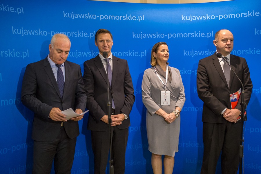 Polsko-Chorwackie Forum Regionów w Toruniu, fot. Szymon Zdziebło/tarantoga.pl dla UMWKP