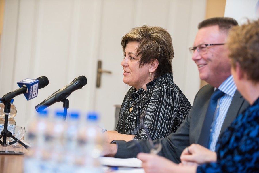 Konferencja prasowa w Ośrodku Braille’a, fot Tymon Markowski