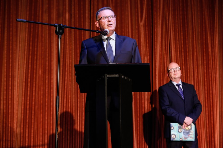 Wręczenie nagród w 19. Międzynarodowym Konkursie Twórczości Plastycznej Dzieci i Młodzieży „Zawsze zielono, zawsze niebiesko” , fot. Mikołaj Kuras dla UMWKP