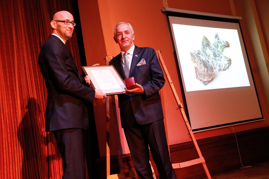 Wręczenie nagród w 19. Międzynarodowym Konkursie Twórczości Plastycznej Dzieci i Młodzieży „Zawsze zielono, zawsze niebiesko” , fot. Mikołaj Kuras dla UMWKP