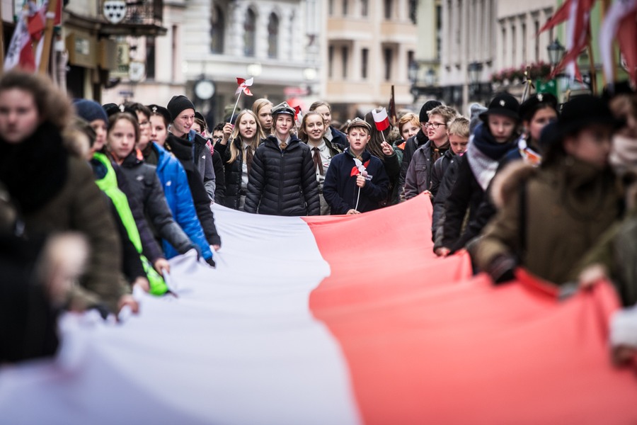 Obchody Święta Niepodległości w Toruniu, fot. Andrzej Goiński