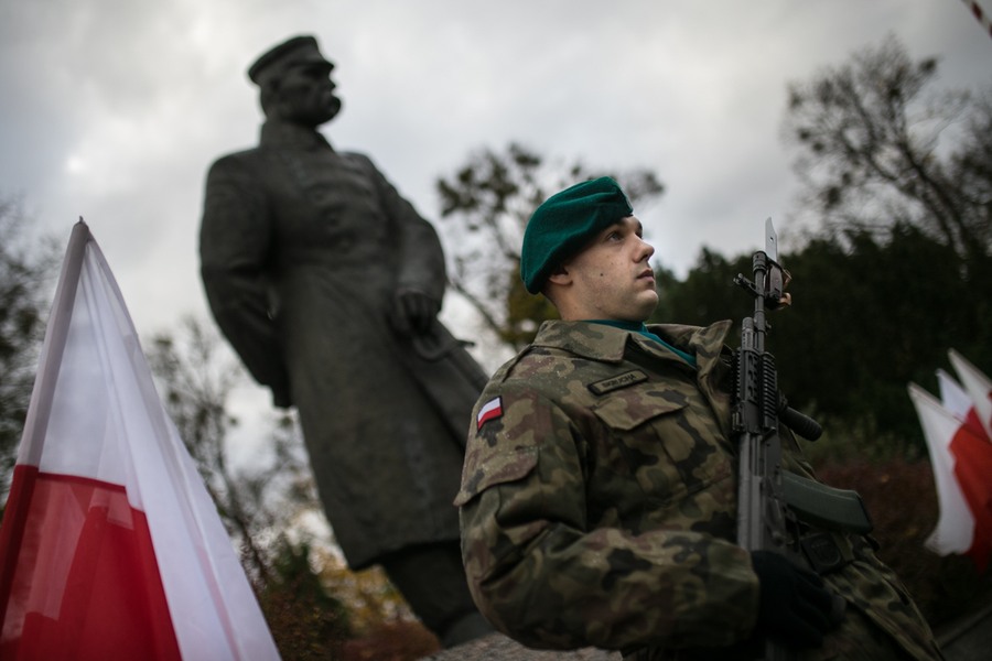 Obchody Święta Niepodległości w Toruniu, fot. Andrzej Goiński