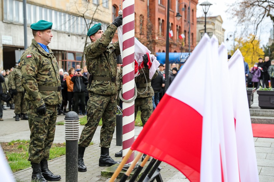 Obchody Święta Niepodległości w Bydgoszczy, fot. Filip Kowalkowski