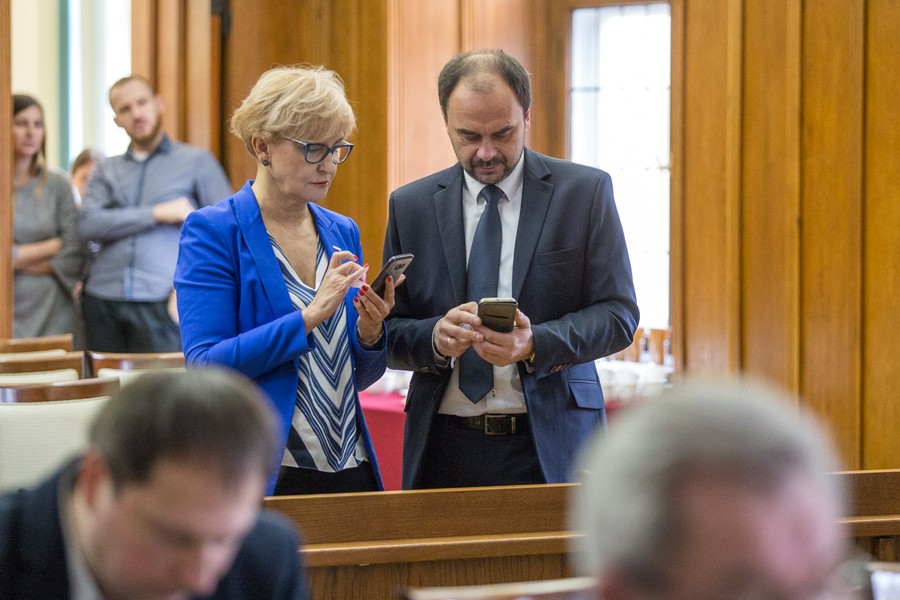 Sesja sejmiku 27 listopada 2017, fot. Szymon Zdziebło/tarantoga.pl dla UMWKP