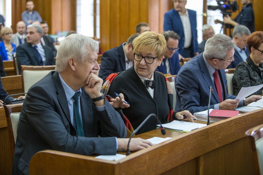 Sesja sejmiku 27 listopada 2017, fot. Szymon Zdziebło/tarantoga.pl dla UMWKP