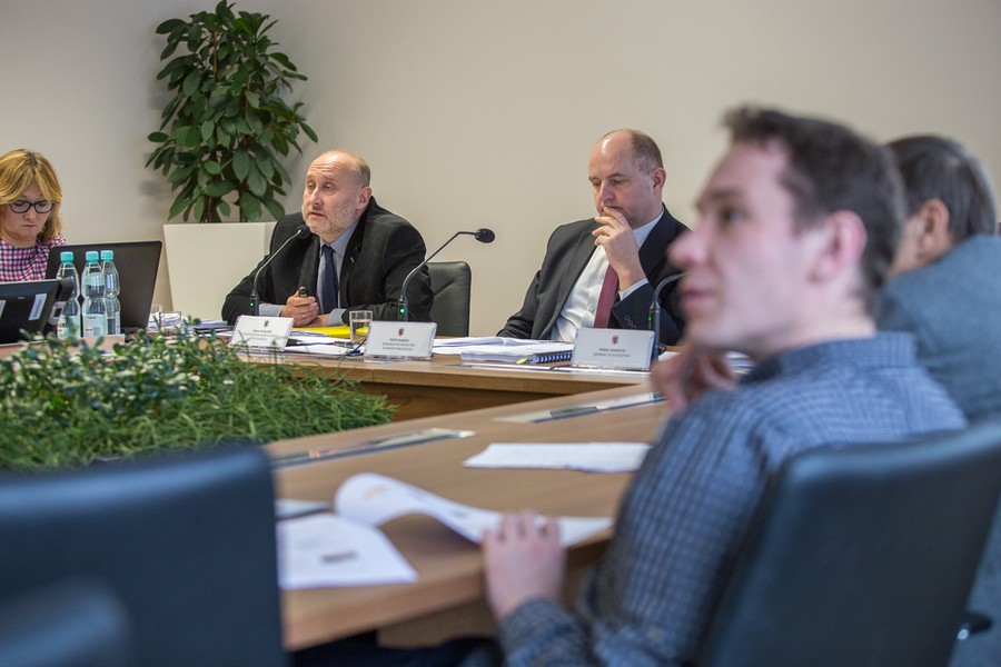 Konferencja na temat budżetu inwestycyjnego na 2018 rok, fot. Szymon Zdziebło/tarantoga.pl