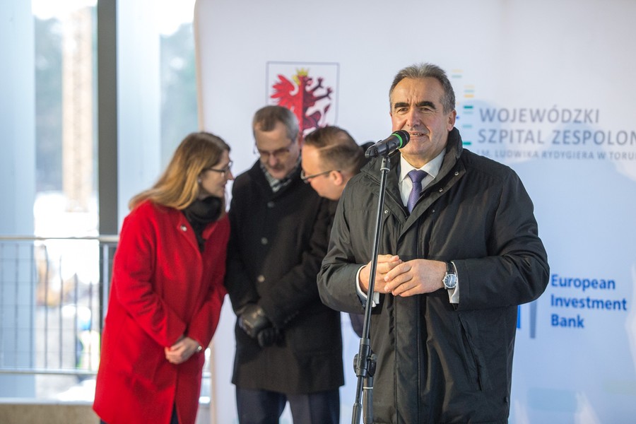 Uroczyste otwarcie parkingu przy Wojewódzkim Szpitalu Zespolonym im. Ludwika Rydygiera w Toruniu, fot. Szymon Zdziebło/tarantoga.pl