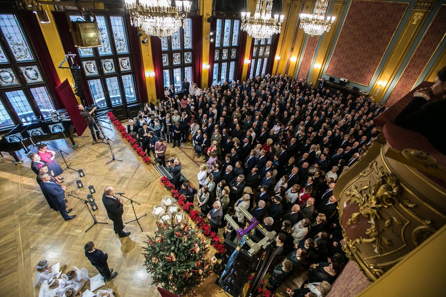 Kujawsko-pomorskie spotkanie opłatkowe, fot. Andrzej Goiński/UMWKP