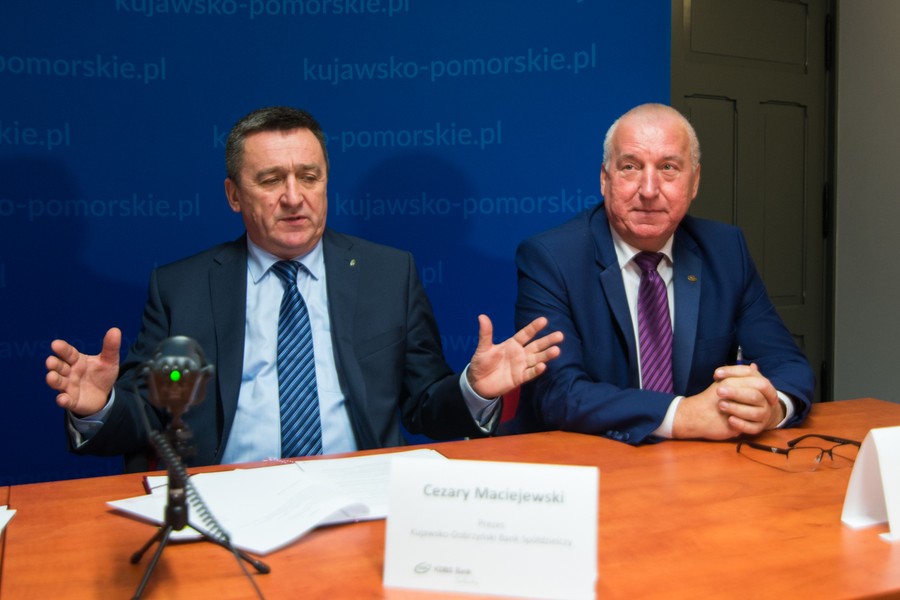 Ceremonia podpisania umowy, fot. Łukasz Piecyk dla UMWKP