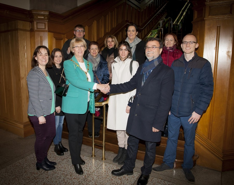 NICHE project partners and Mayor of Derry City and Strabane District Council Hilary McClintock