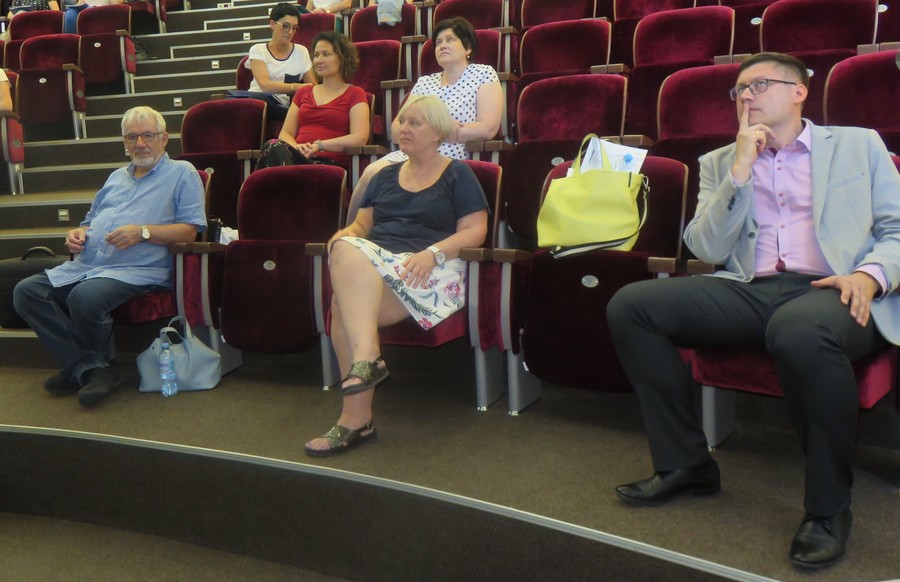 Od lewej na dole Wacław Kozłowski, Małgorzata Trzeciak, Sławomir Żebrowski