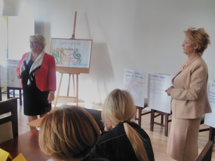 Krystyna Karpińska i Iwona Rostankowska