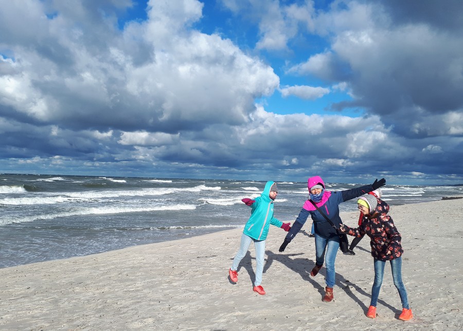 Nauka latania - Wycieczka szkolna - Łeba 2018, fot. Agnieszka Śledź, KP SOSW Toruń