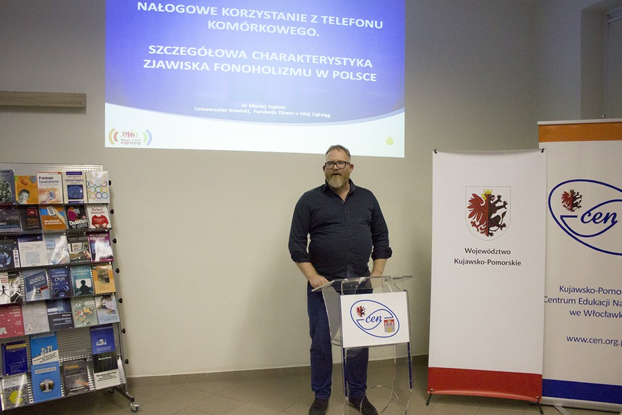 dr M. Dębski z Fundacji Dbam o mój zasięg-prelegent