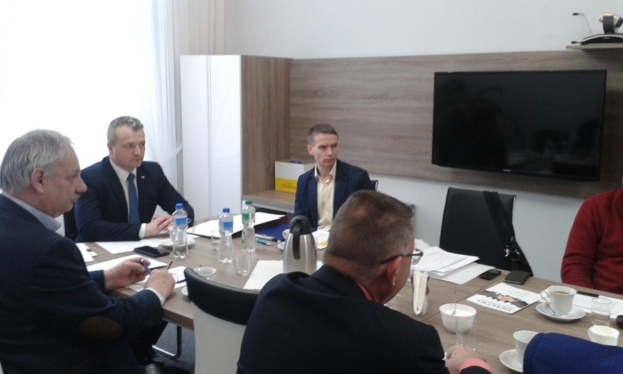 Uczestnicy posiedzenia Prezydium K-P WRDS