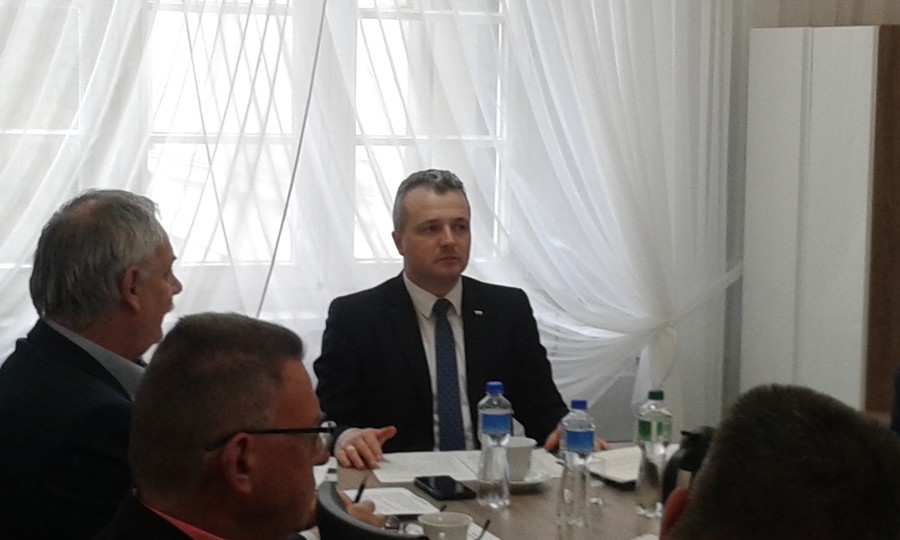 Uczestnicy posiedzenia Prezydium K-P WRDS