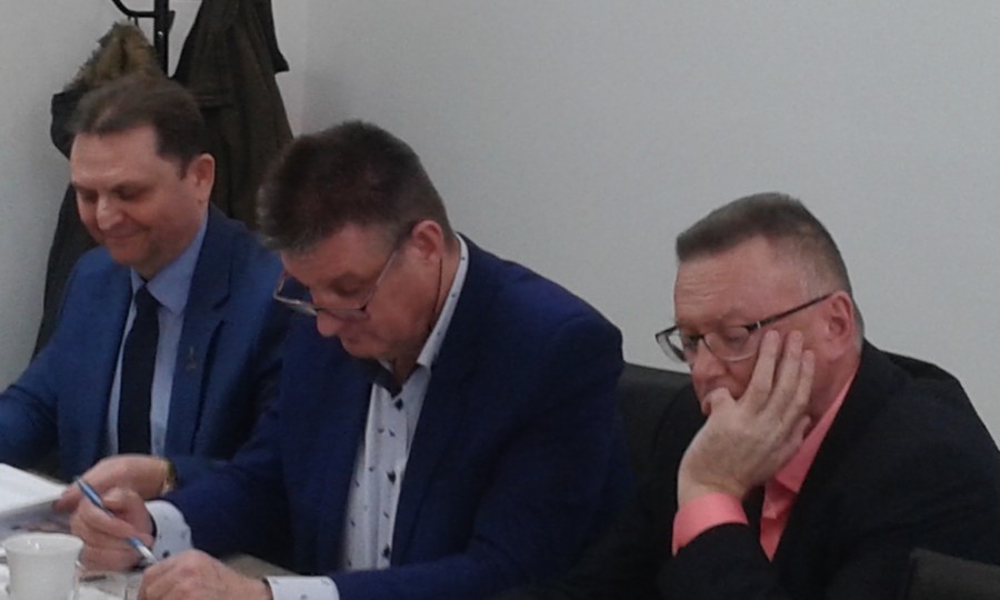 Uczestnicy posiedzenia Prezydium K-P WRDS