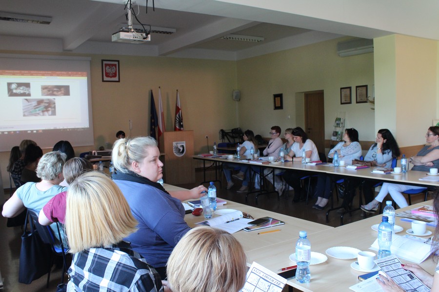 Szkolenie „Praca z rodzicem trudnego dziecka, sprawiającego problemy wychowawcze, komunikacja z dzieckiem krzywdzonym”, Świecie 08-09.05.2018r., fot. Biuro Wsparcia Rodziny i Przeciwdziałania Przemocy