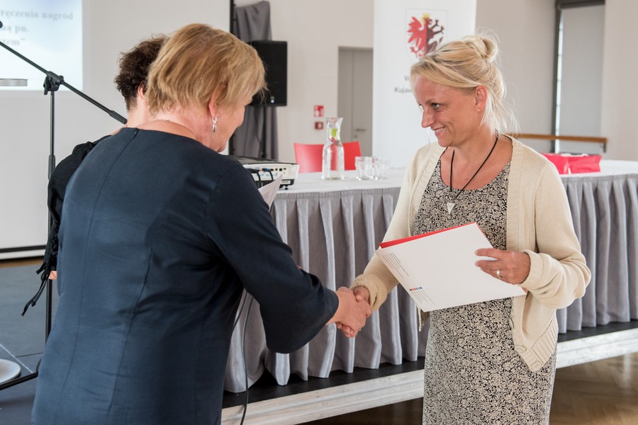 Uroczystość wręczenia nagród w konkursie „Mój ojciec – dobrze być razem”, fot. Łukasz Piecyk/Urząd Marszałkowski Województwa Kujawsko-Pomorskiego