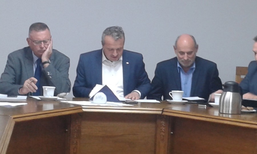 uczestnicy posiedzenia Prezydium K-P WRDS