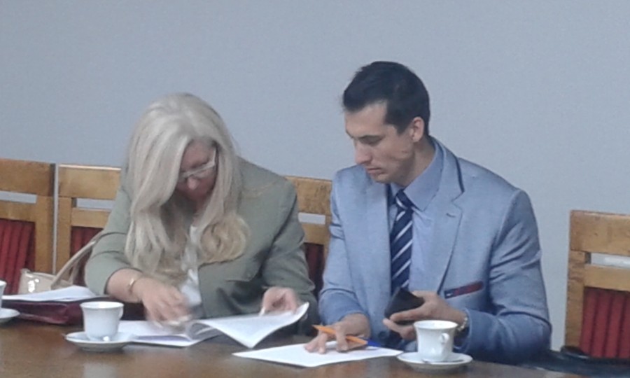 uczestnicy posiedzenia Prezydium K-P WRDS