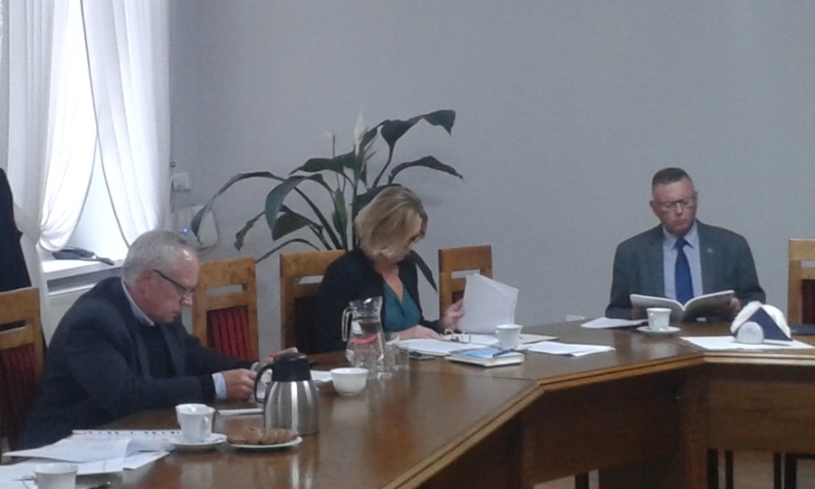 uczestnicy posiedzenia Prezydium K-P WRDS