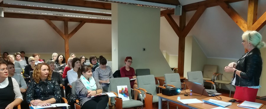 Szkolenie „Zastosowanie Kodeksu Postępowania Administracyjnego w systemie pomocy i wsparcia społecznego”, Włocławek 05.10.2018r., fot. Biuro Wsparcia Rodziny i Przeciwdziałania Przemocy