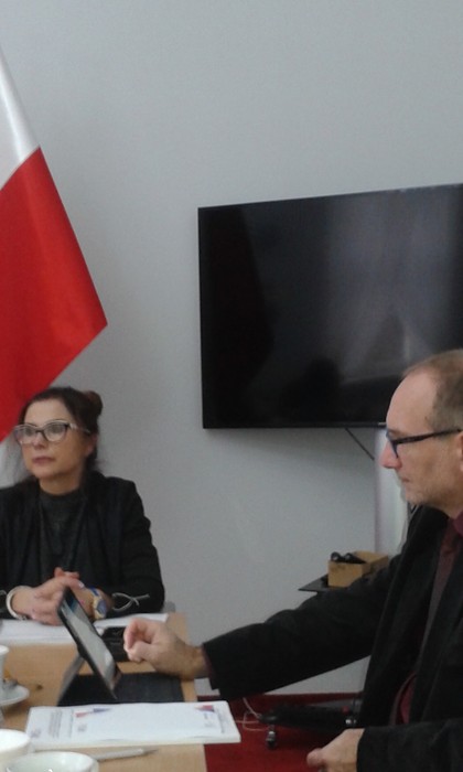 Uczestnicy posiedzenie Zespołu ds. osób niepełnosprawnych w ramach Kujawsko-Pomorskiej Wojewódzkiej Rady Dialogu Społecznego, fot. Paweł Bednarski