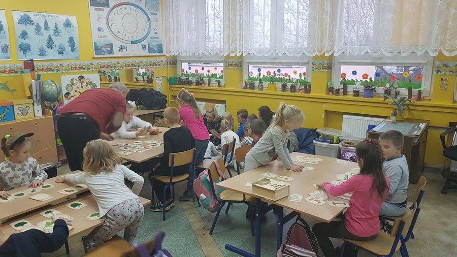 Uczniowie ze Szkoły Podstawowej w Terespolu Pomorskim