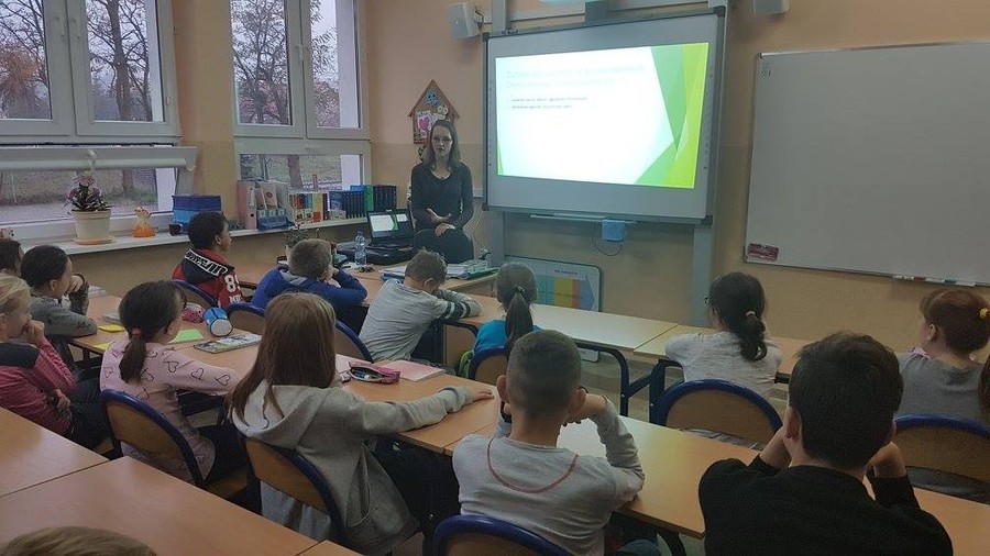 Uczniowie ze Szkoły Podstawowej w Terespolu Pomorskim