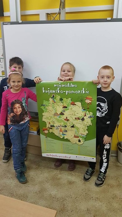 Uczniowie ze Szkoły Podstawowej w Terespolu Pomorskim