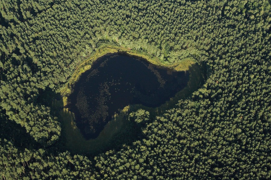 Jedno z oczek rezerwatu Dury fot. Jarosław Tarczykowski