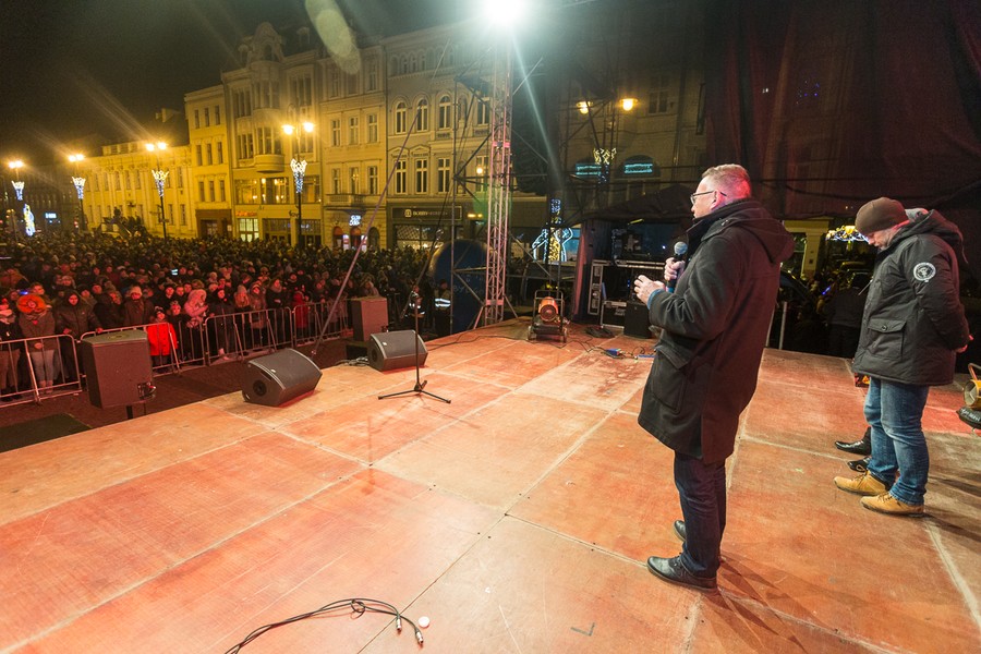 Finał Wielkiej Orkiestry Świątecznej Pomocy w Bydgoszczy, fot. Filip Kowalkowski