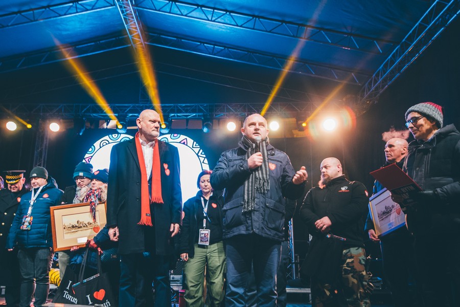 Finał Wielkiej Orkiestry Świątecznej Pomocy w Toruniu, fot. Łukasz Piecyk