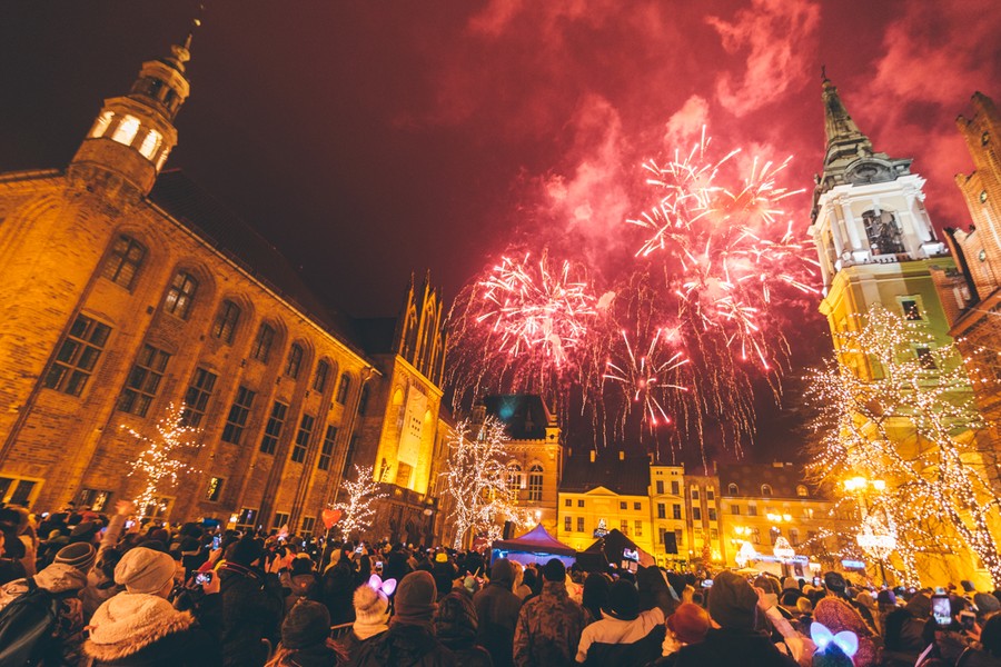 Finał Wielkiej Orkiestry Świątecznej Pomocy w Toruniu, fot. Łukasz Piecyk